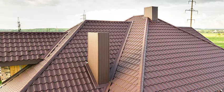 Residential Chimney Flashing Restoration in Norwich, CT