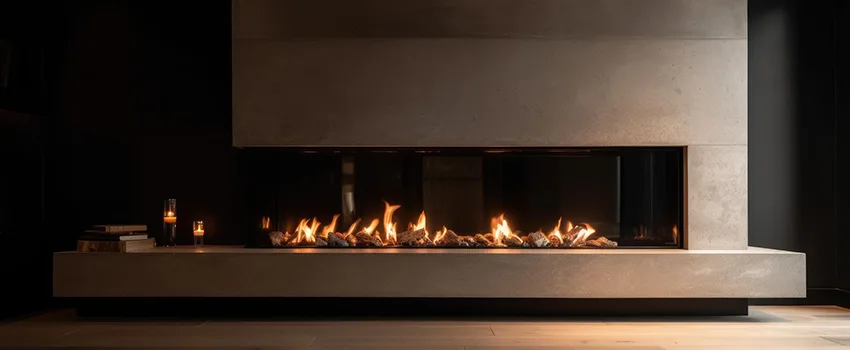 Gas Fireplace Ember Bed Design Services in Norwich, Connecticut