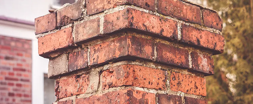 Cracked Chimney Bricks Repair Cost in Norwich, Connecticut