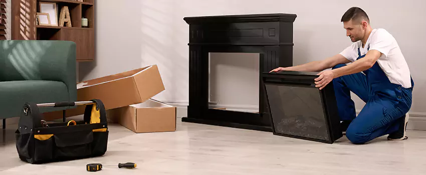 Old Rusted Metal Fireplace Repair And Replacement in Norwich, CT