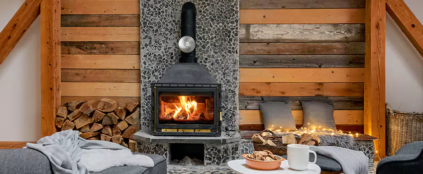 Thelin Hearth Products Direct Vent Gas Stove Fireplace Inspection in Norwich, Connecticut